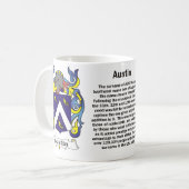 Austin Family Coat of Arms Mok (Voorkant links)