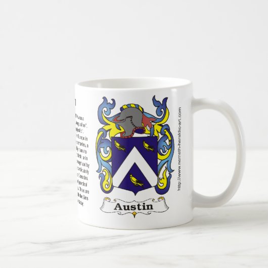 Austin Family Coat of Arms Mok (Rechts)