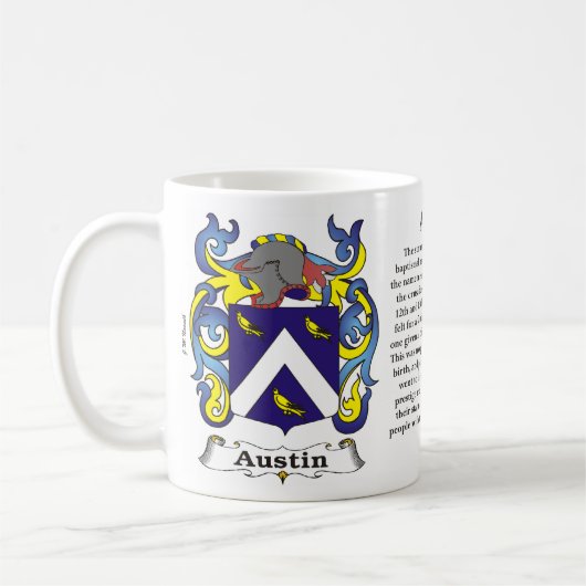 Austin Family Coat of Arms Mok (Links)