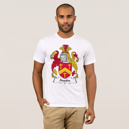 Austin Family Crest T-shirt (Voorkant volledig)