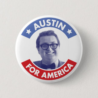 Austin for America (Klassieke) Button