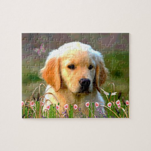Austin Golden Labrador Puppy Legpuzzel (Horizontaal)