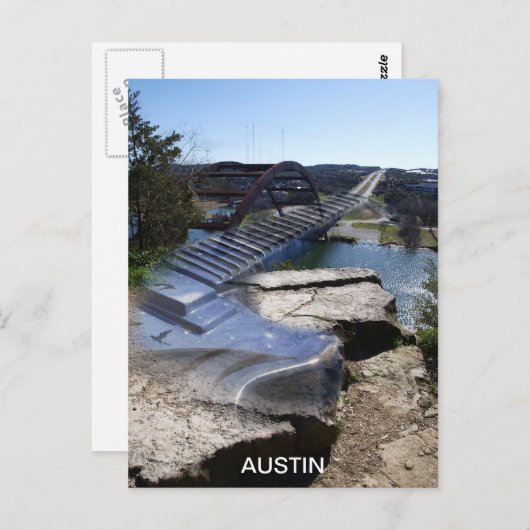 Austin Guitar Bridge Briefkaart (Voorkant / Achterkant)