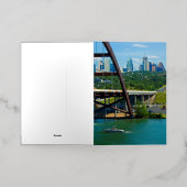 Austin, hé. 360 Pennybacker Bridge Folie Wenskaart (Buiten Laag)