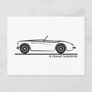 Austin Healey 100 Briefkaart