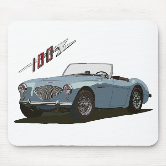 Austin Healey 100 Muismat (Voorkant)