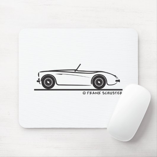 Austin Healey 100 Muismat (Met muis)