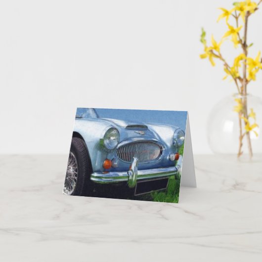 Austin Healey 3000 Kaart (Gele Bloem)