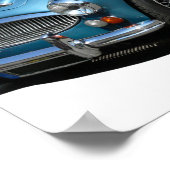 Austin Healey 3000 klassieke auto Poster (Hoek)