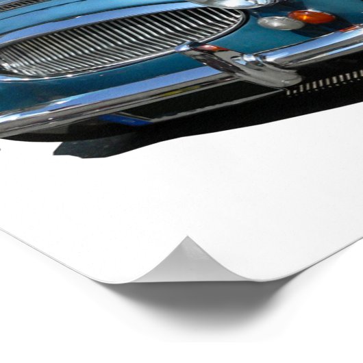 Austin Healey 3000 klassieke auto Poster (Hoek)