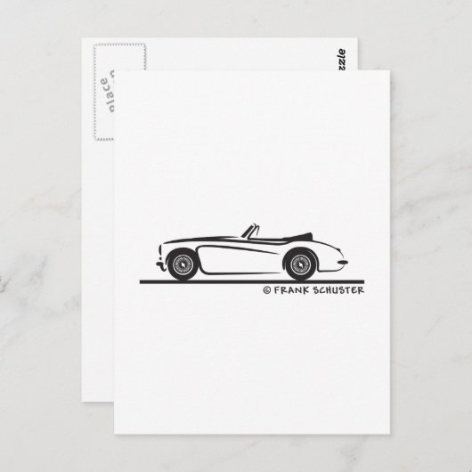 Austin Healey 3000 MK II Briefkaart (Voorkant / Achterkant)