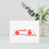 Austin Healey 3000 MK II Briefkaart (Staand voorkant)