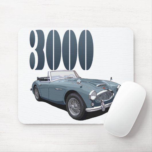 Austin Healey 3000 Muismat (Met muis)