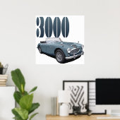 Austin Healey 3000 Poster (Thuiskantoor)