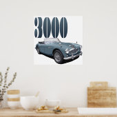Austin Healey 3000 Poster (Keuken)