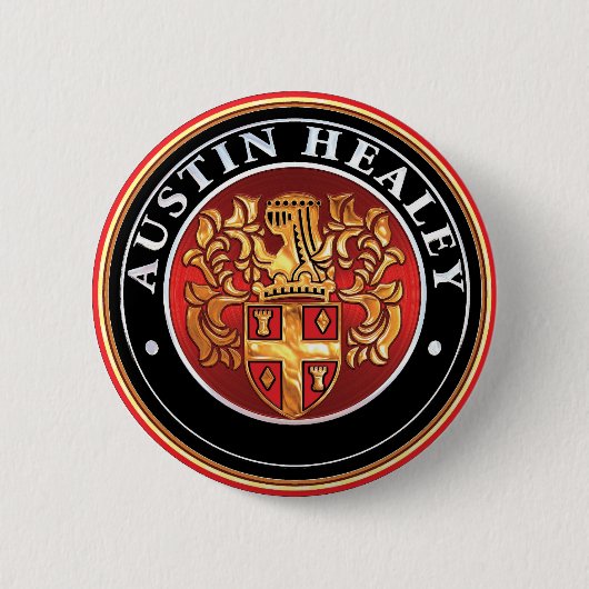 Austin Healey-badge Ronde Button 5,7 Cm (Voorkant)