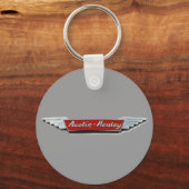 Austin Healey Car Classic  Hiking Duck Sleutelhanger (Voorkant)