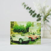 Austin-Healey Classic Car Briefkaart (Staand voorkant)
