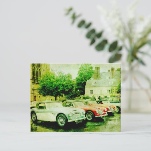 Austin-Healey Classic Car Briefkaart (Staand voorkant)
