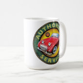 Austin Healey geye sprite-serviceteken Koffiemok (Voorkant rechts)