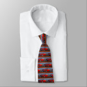 Austin Healey Necktie / Stripe Design Stropdas (Gebonden)