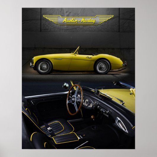 Austin-Healey Poster (Voorkant)