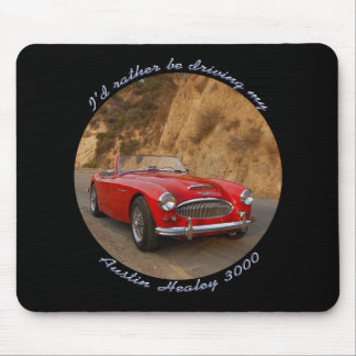 Austin Healey Red Sportscar Mousepad Muismat