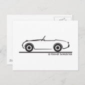 Austin Healey Sprite Briefkaart (Voorkant / Achterkant)