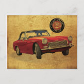 Austin Healey sprite Briefkaart (Voorkant)