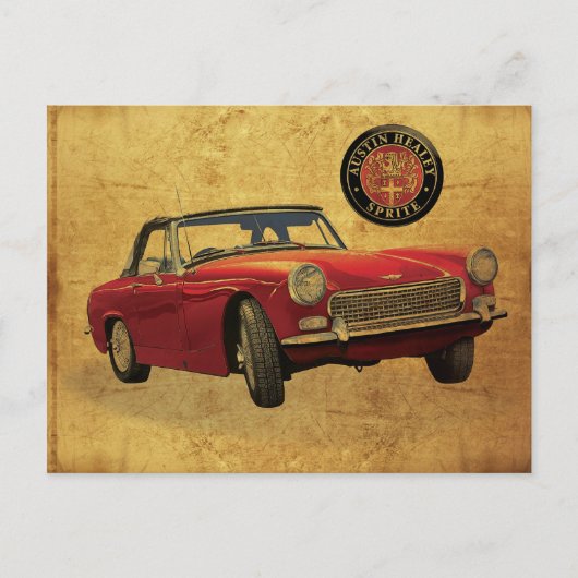 Austin Healey sprite Briefkaart (Voorkant)