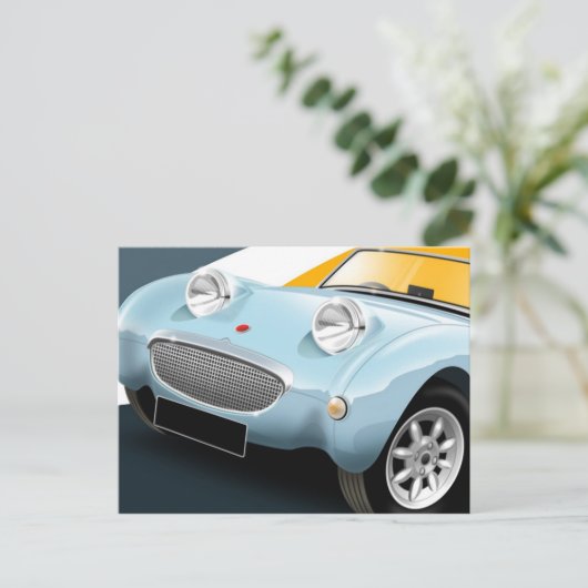 Austin Healey Sprite Briefkaart (Staand voorkant)