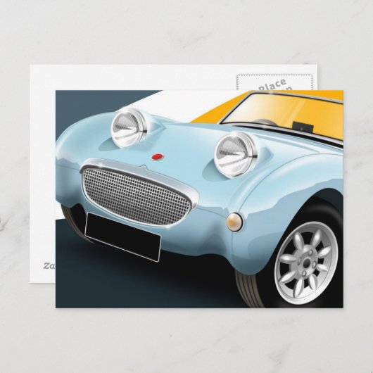 Austin Healey Sprite Briefkaart (Voorkant / Achterkant)