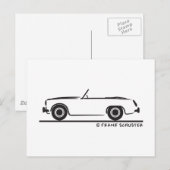 Austin Healey Sprite MK II Briefkaart (Voorkant / Achterkant)