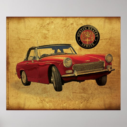Austin Healey Sprite Poster (Voorkant)