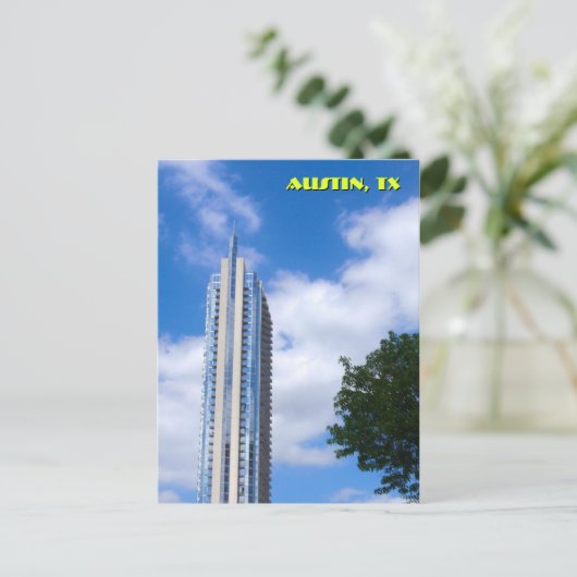 Austin Highrise Briefkaart (Staand voorkant)