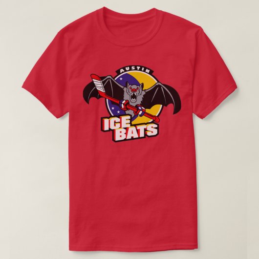 Austin Ice Bats T-shirt (Design voorkant)
