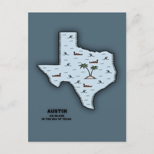 Austin Isle Briefkaart (Voorkant)