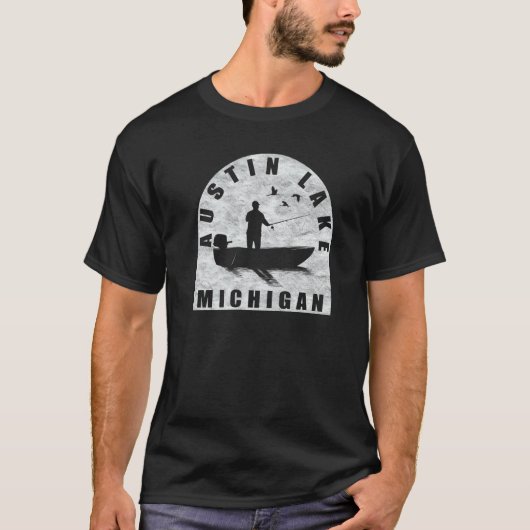 Austin Lake Vist Michigan T-shirt (Voorkant)