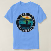 Austin Lake Wisconsin Vist T-shirt (Design voorkant)