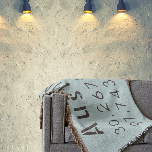 Austin Latitude en Lengtegraad Deken