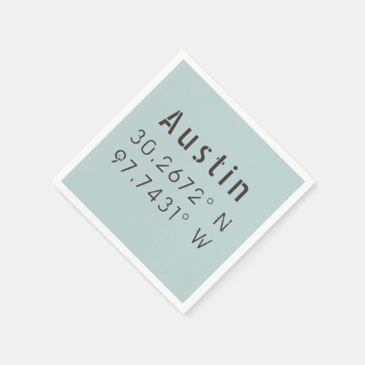 Austin Latitude Longitude Servet (Hoek)