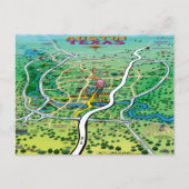 Austin Map Briefkaart (Voorkant)