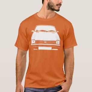 Austin Metro 1980s klassiek monoblock wit T-shirt