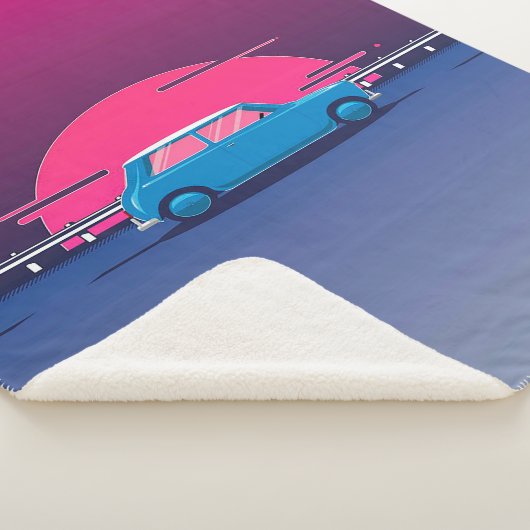 Austin Mini Cooper Blanket Sherpa Deken (3/4)