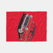 Austin Mini Fleece Deken (Voorkant (Horizontaal))