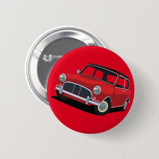 Austin Mini Ronde Button 5,7 Cm (Voorkant /achterkant)