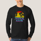 Austin Minnesota Funny Ironic Weather T-shirt (Voorkant)
