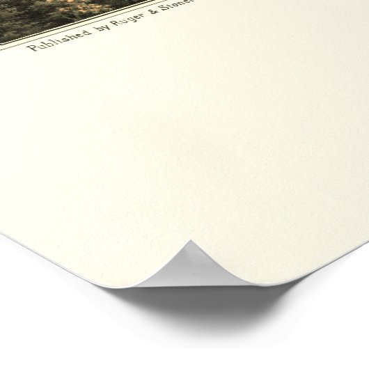 Austin, MN Panorama Map - 1870 Poster (Hoek)