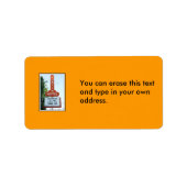 Austin Motel, adreslabel Etiket (Voorkant)