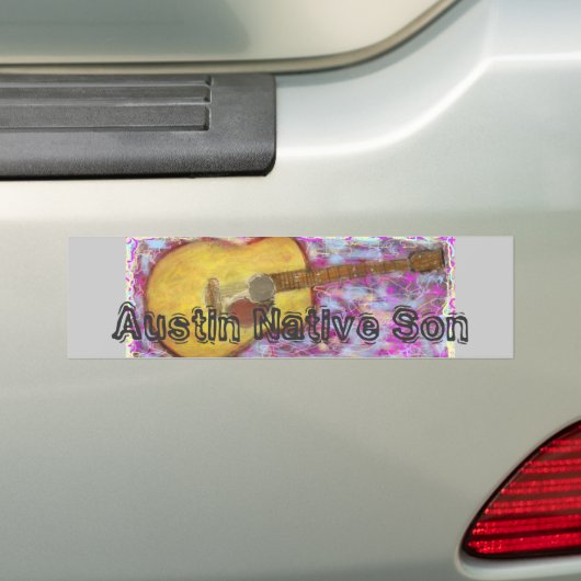Austin Native Son Bumpersticker (Op auto)